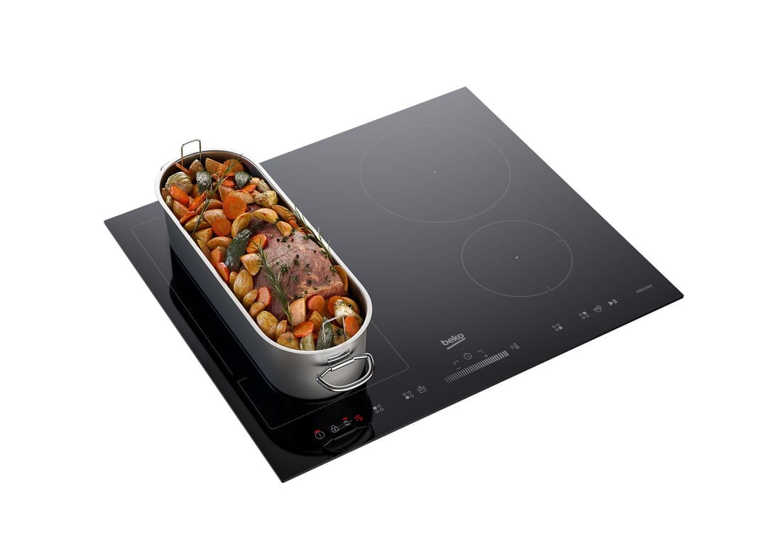 Beko Induction 60 cm Built-In Cooktop with Indyflex Zone BCT600IG