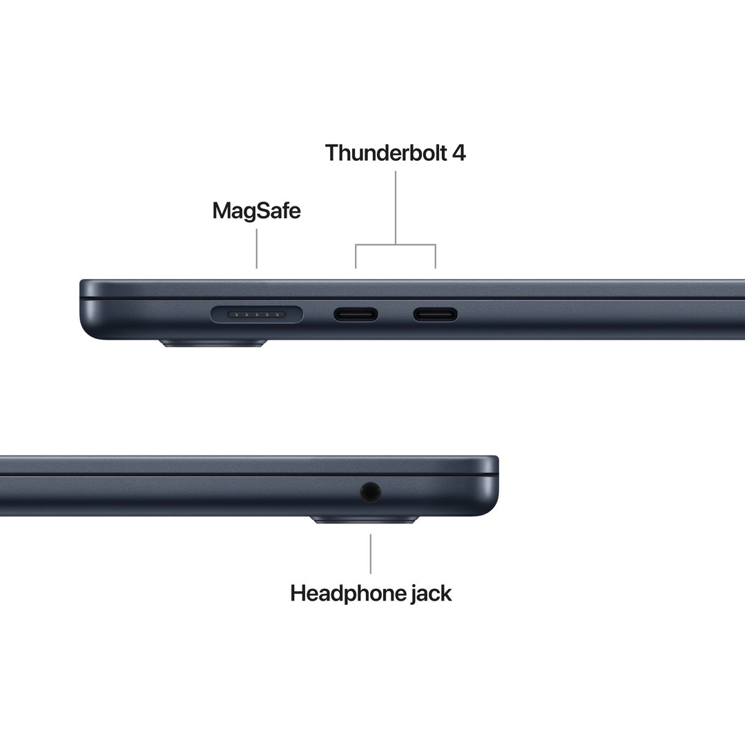 Apple 15" MacBook Air M5 chip with 10‑core CPU and 10‑core GPU, 24GB, 1TB SSD - Midnight MDVN4X/A
