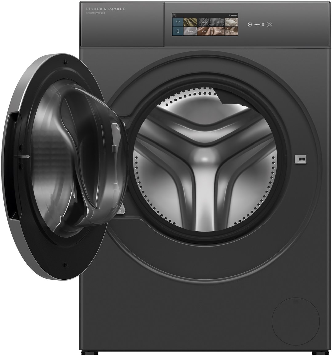 Fisher & Paykel 12kg Series 9 Contemporary Front Loader Washer - Graphite WH1260TG5