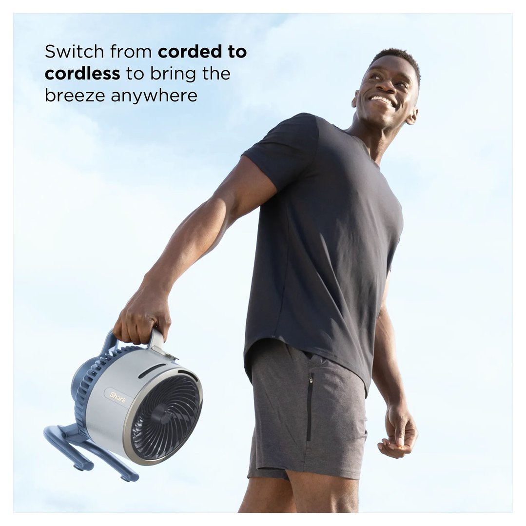 Shark FlexBreeze HydroGo Misting Portable Fan - Glacier FA052QBL