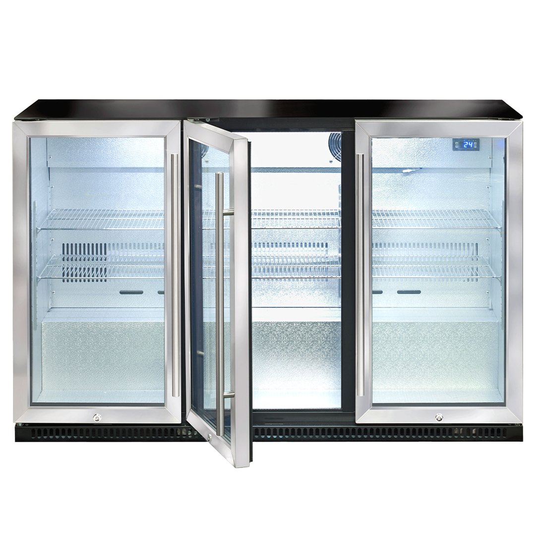 Artusi 307L Triple Door Outdoor Beverage Centre Stainless Steel AOF3S