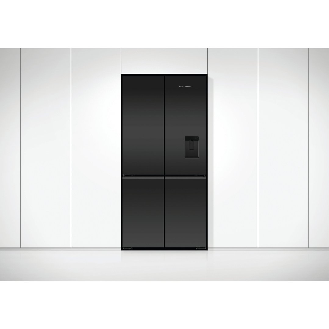 Fisher & Paykel 690L Series 7 Quad Door Refrigerator Freezer, Ice & Water RF730QZUVB1