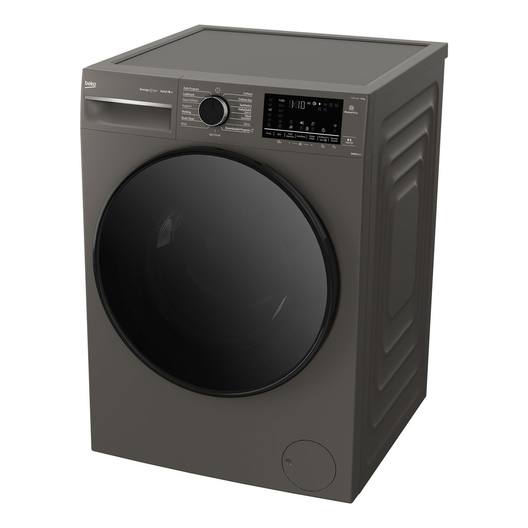 Beko 10kg Autodose Front Load Washing Machine with Steam Graphite BFLB103ADG