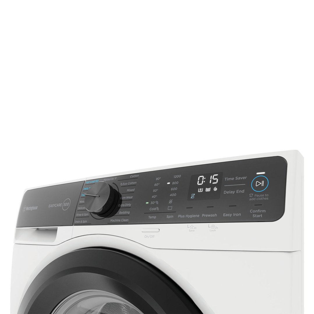 Westinghouse 9kg EasyCare 500 Front Load Washing Machine White WWF9024M5WAS