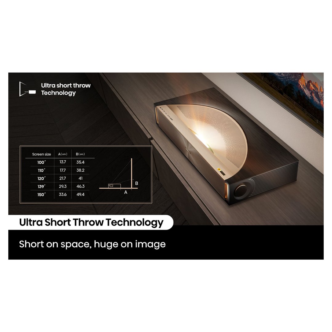 Hisense 120" L9Q TriChroma Laser TV Projector 120L9QSET