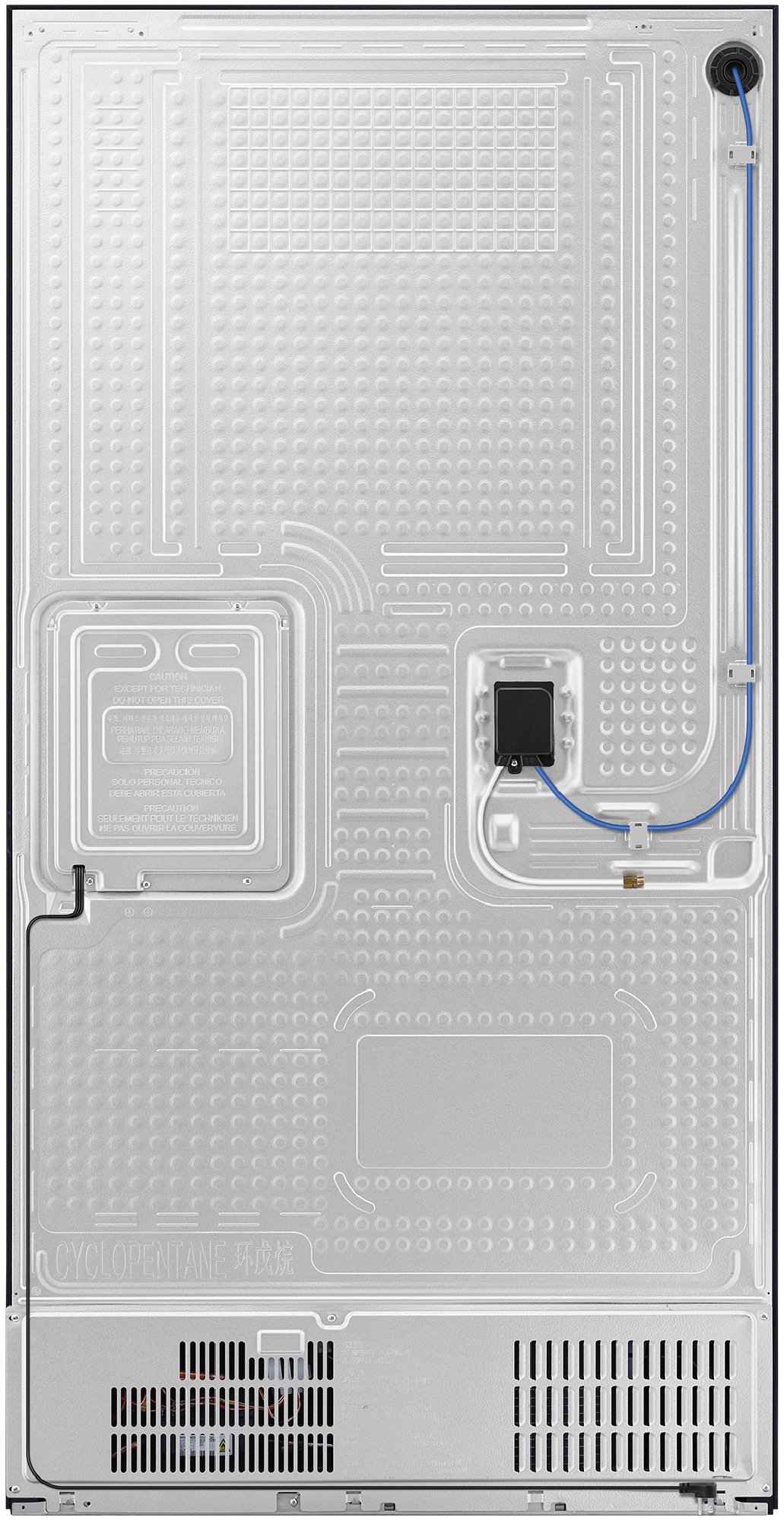 Samsung 809L Bespoke AI 4-Door French Door Refrigerator Family Hub+ SRF9900BFH