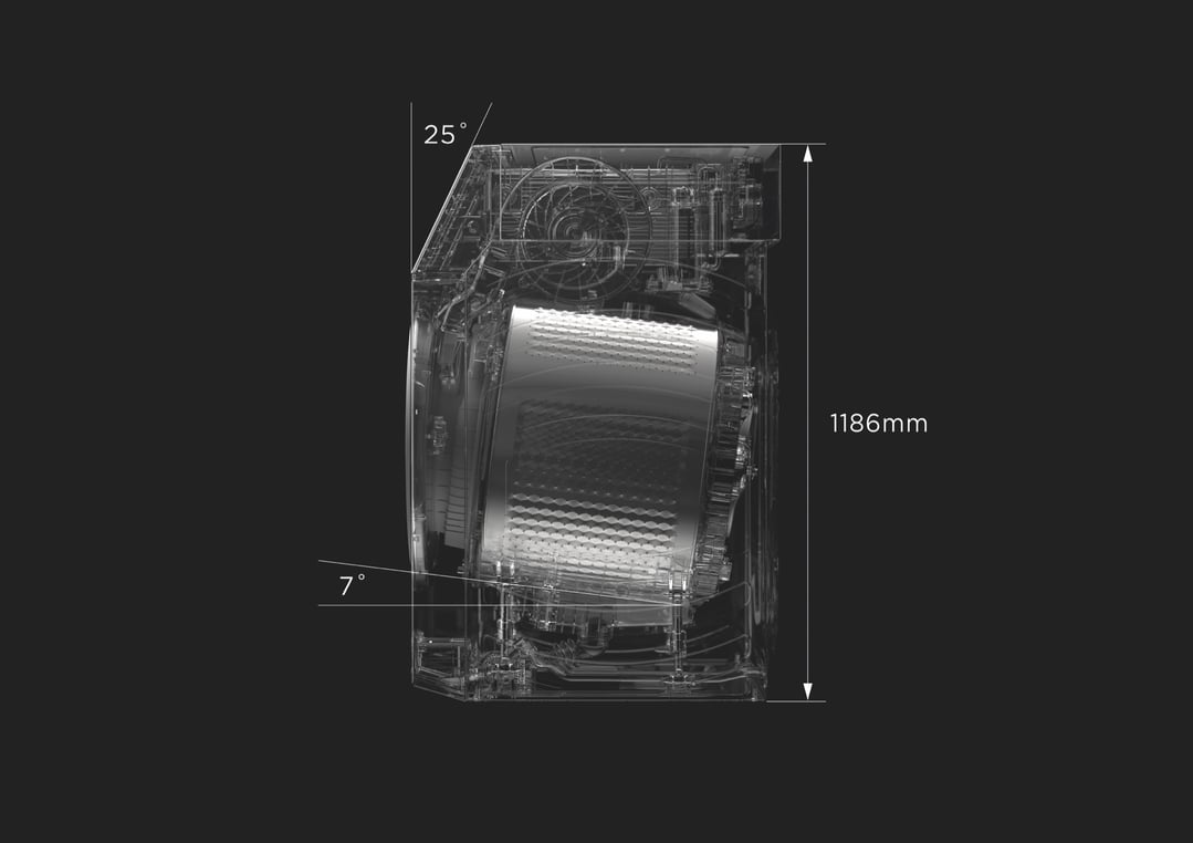 Fisher & Paykel 18kg + 10kg Series 9 Front Loader Washer Dryer Combi WD1871HG1