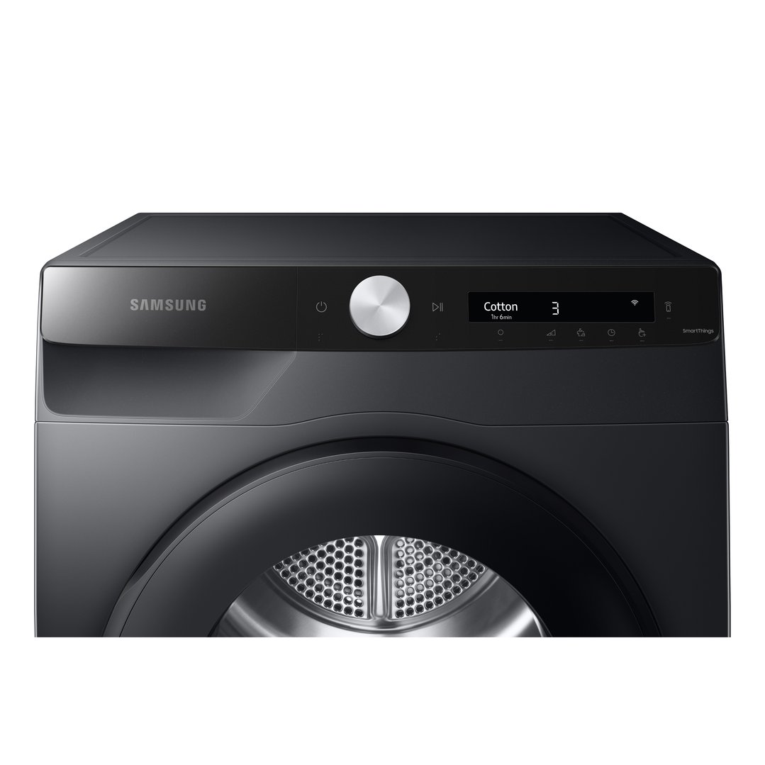 Samsung 8kg Smart AI Black Heat Pump Dryer DV80T5420AB