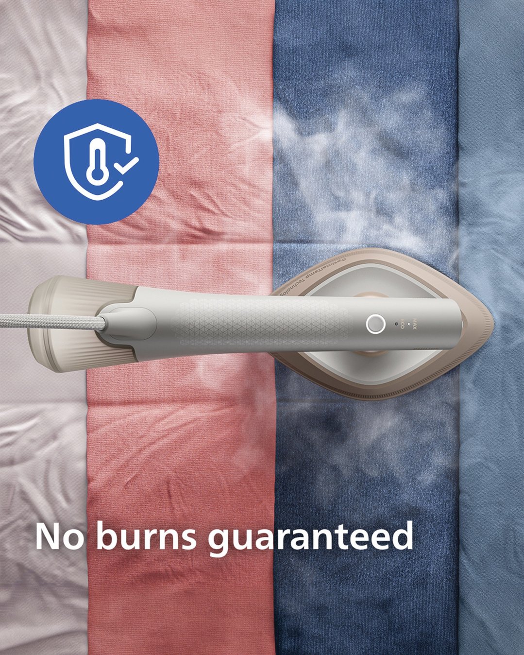 Philips OneTurn Hybrid Iron & Steamer Silk White GC213/10