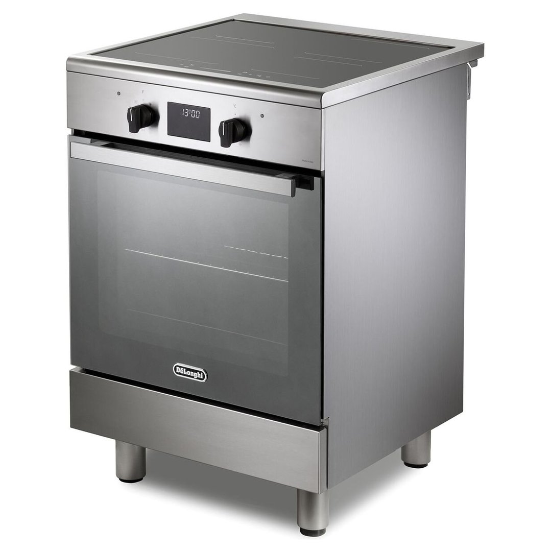 Delonghi 60cm Freestanding Induction Cooker - Stainless Steel DMX64INLTC2