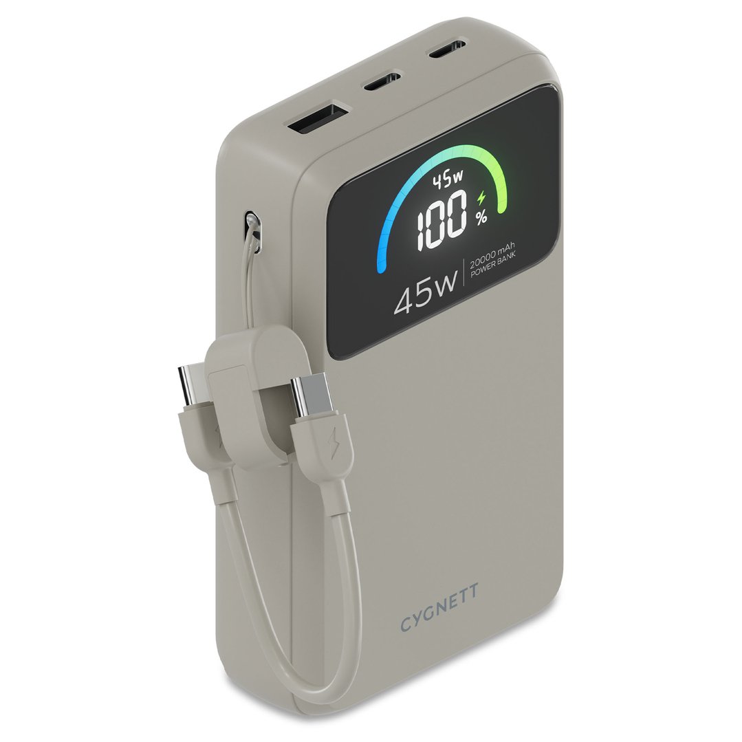 Cygnett ChargePro Gen2 20k Power Bank - Ivory CY6081PBCHE
