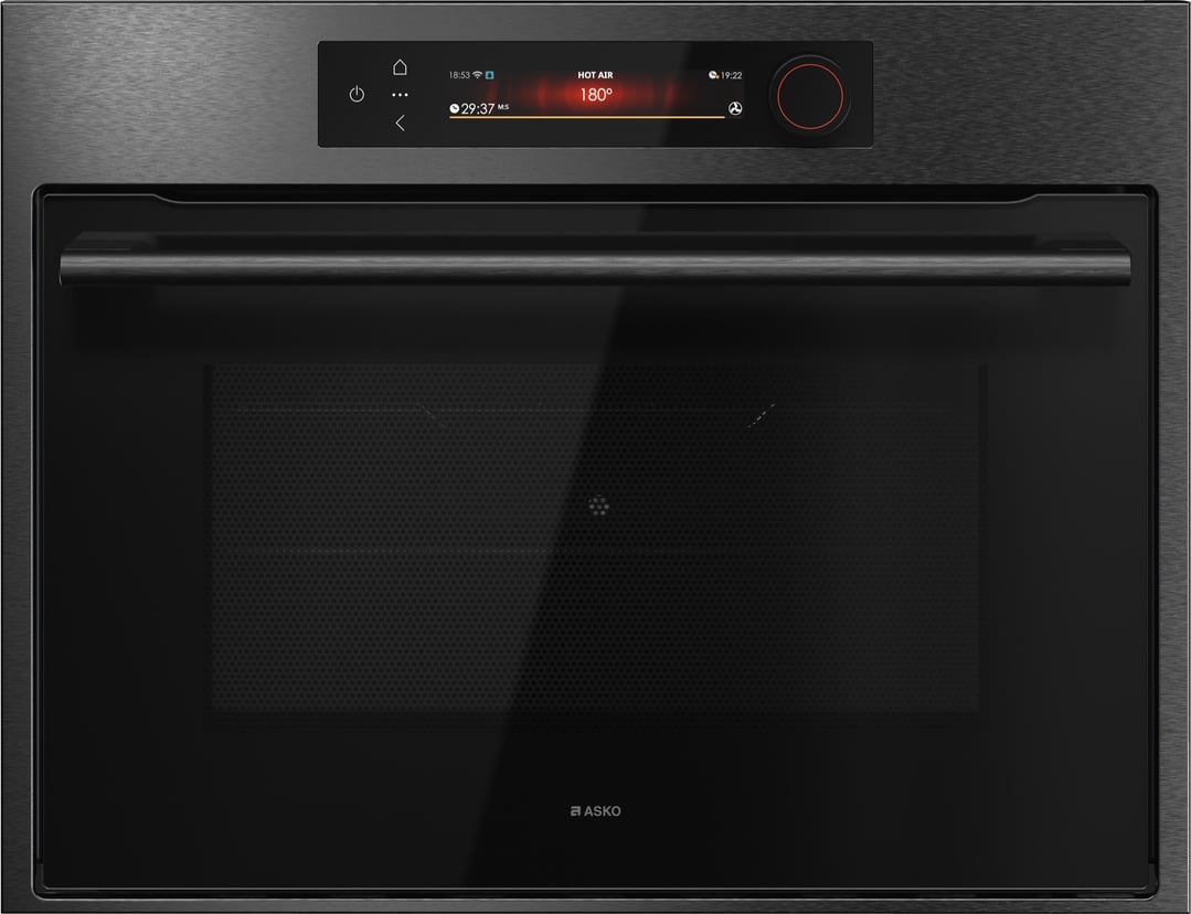 ASKO Craft Frame 45cm Combi Microwave Oven - Black Steel OCM64BSH-AU