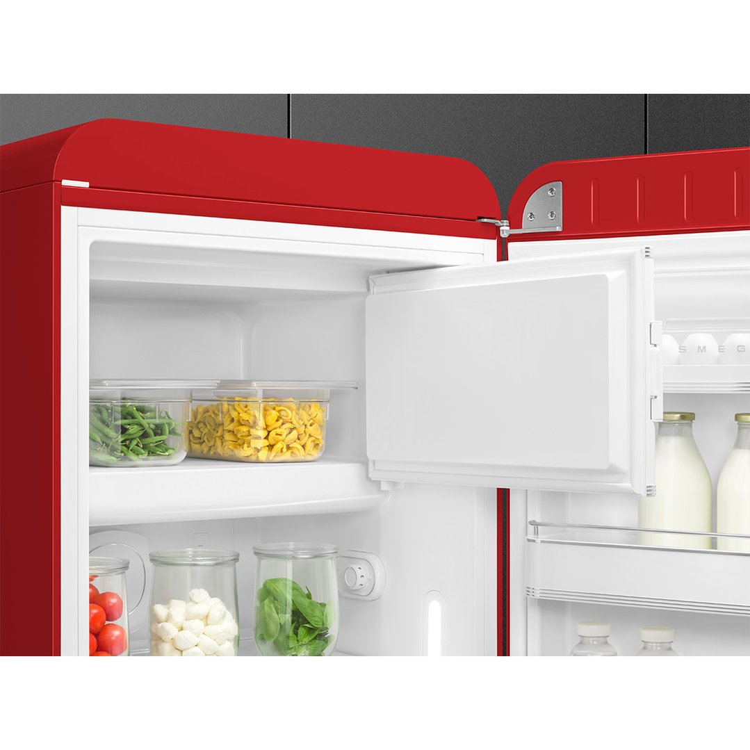 Smeg FAB 28 50’S Style Retro Refrigerator, Right Hand - Red FAB28RRD5AU