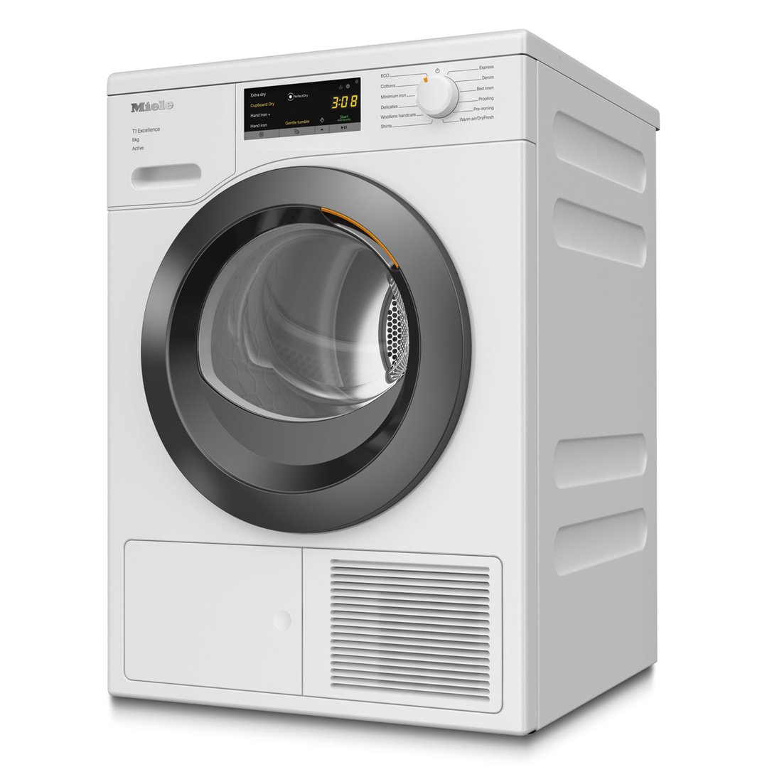 Miele 8kg Heat Pump Dryer with AddLoad Function TEA325WP