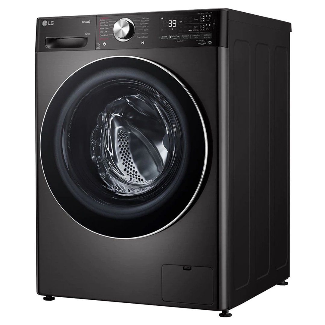 LG 12kg Series 10 Black Front Load Washing Machine WV10-1412B