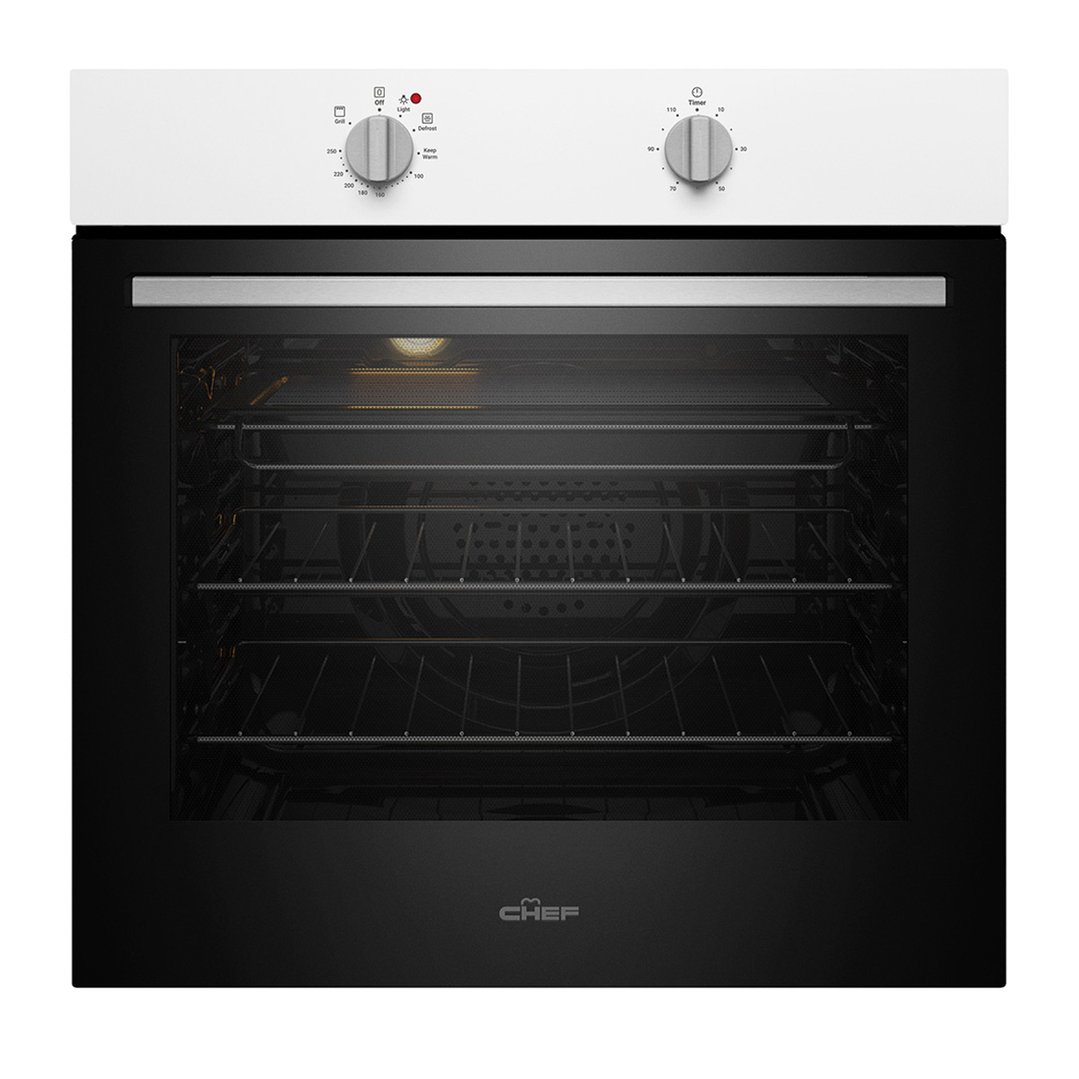 Chef 60cm Fan Forced OvenWhite CVE612WB. Buy Online with Afterpay & ZipPay. Bing Lee
