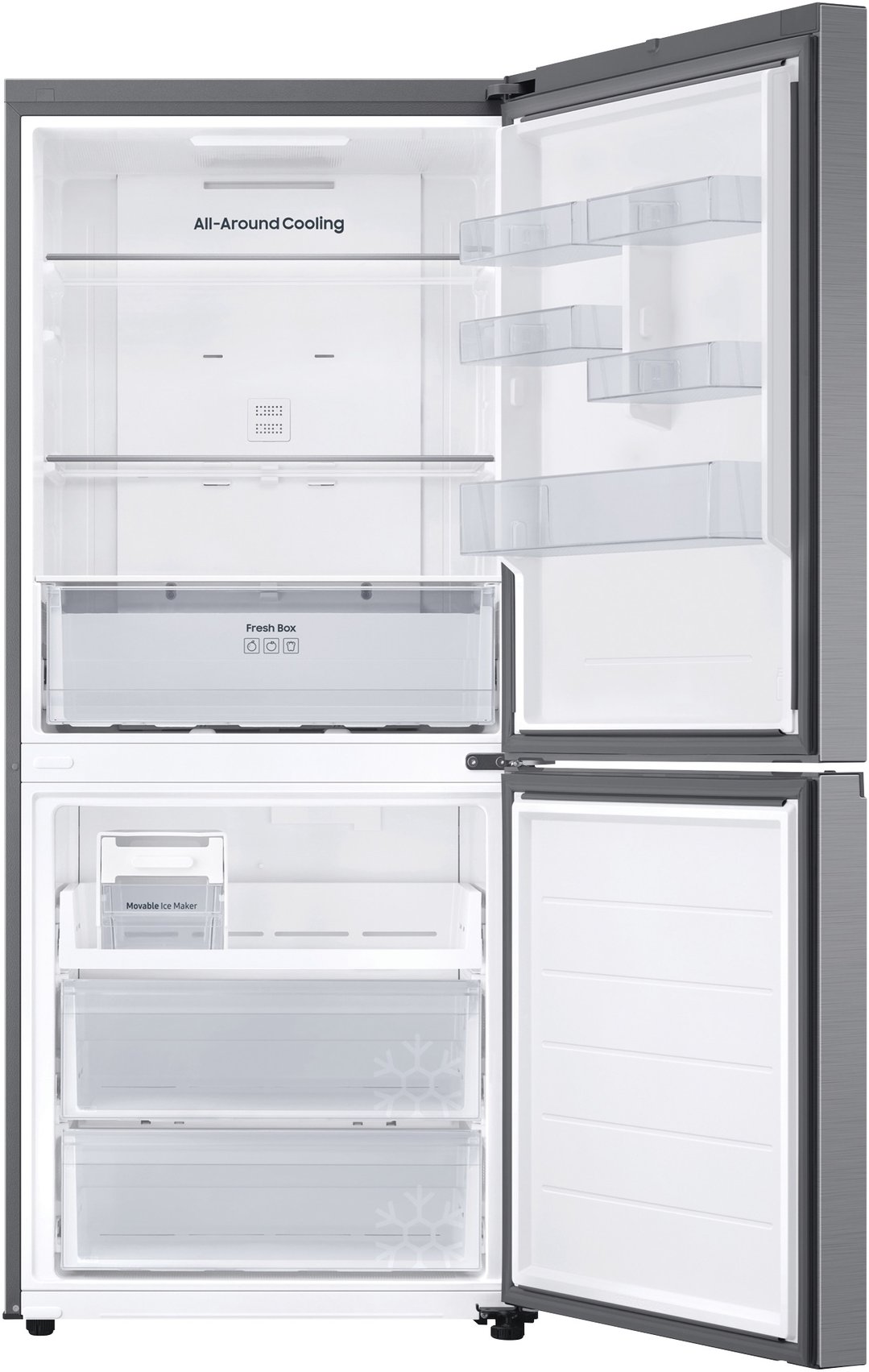 Samsung 458L Smart Bottom Mount Refrigerator - Silver SRL4600S