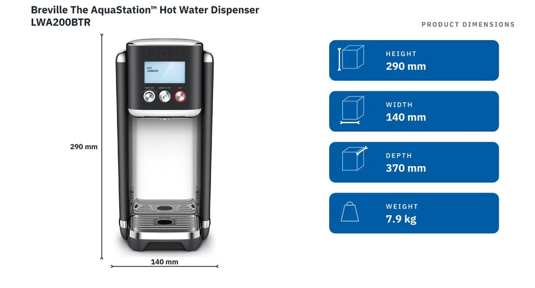Breville The AquaStation™ Hot Water Dispenser LWA200BTR