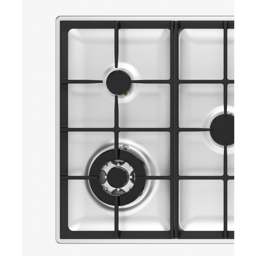 Chef 90cm 5 Burner Gas Cooktop Stainless Steel CHG954SC