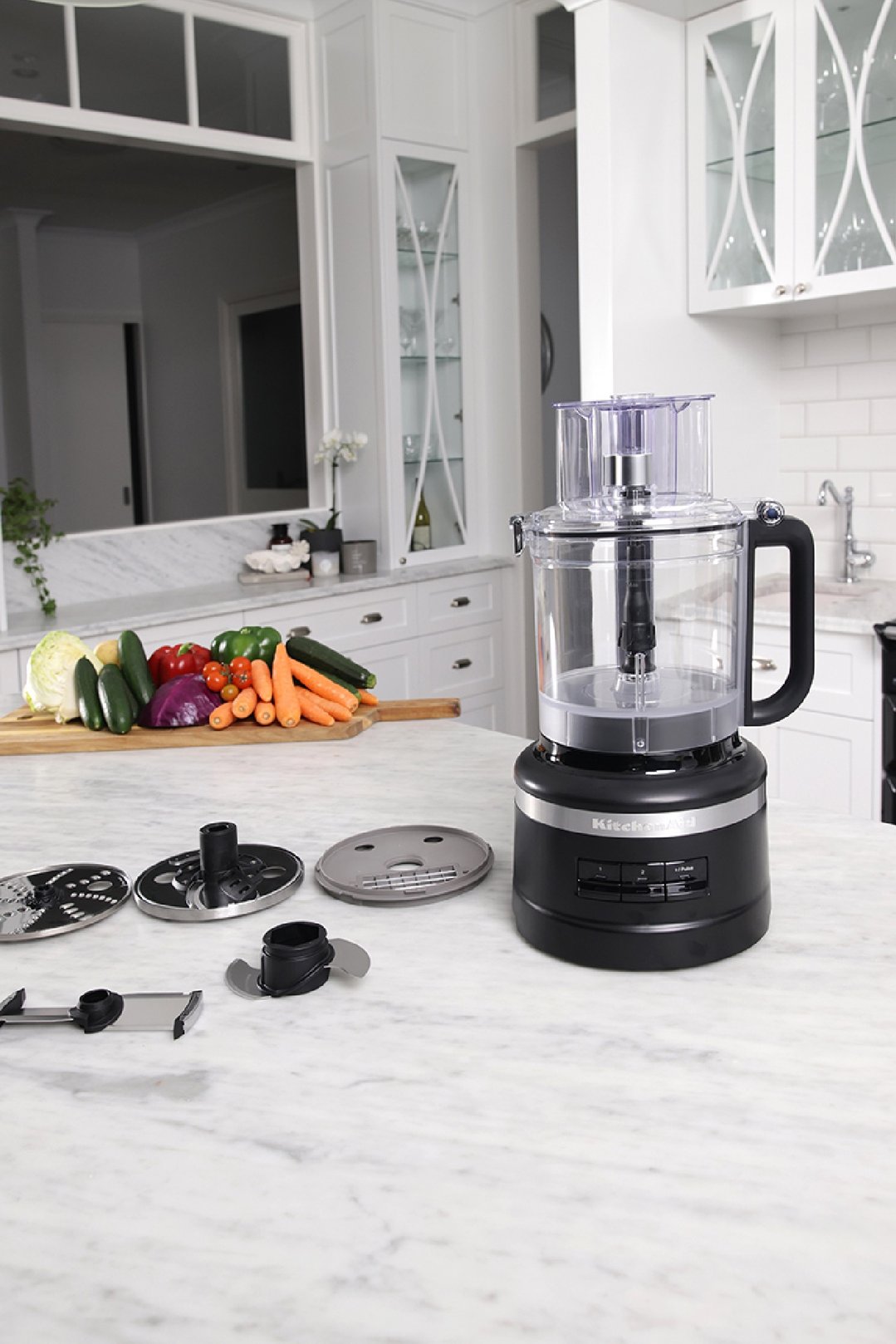 Kitchenaid 13 Cup Food Processor Empire Red 5KFP1319AER