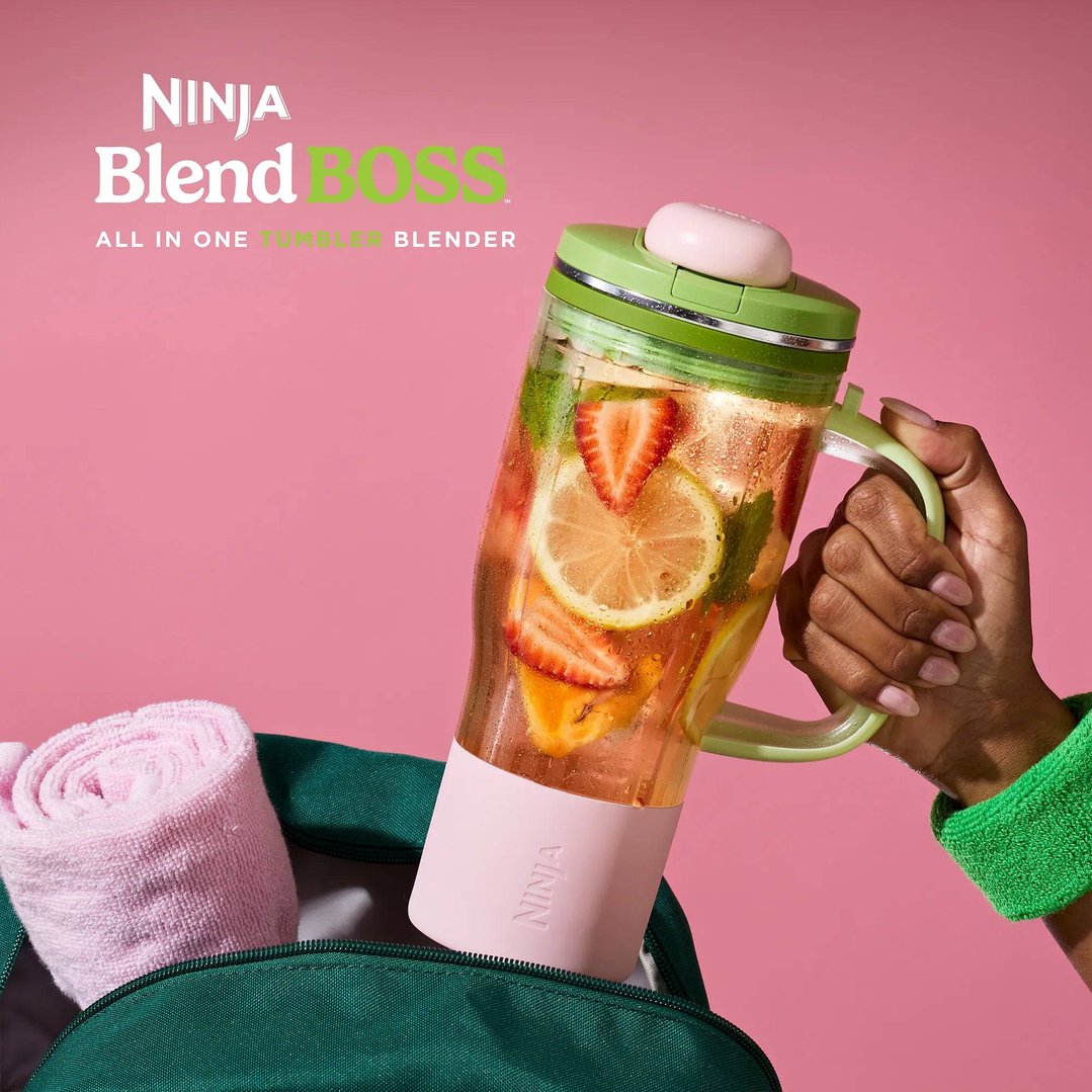 Ninja BlendBOSS Tumbler Blender - Watermelon Bubble Gum DB351GN