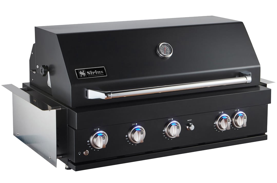 Sirius Built-in 5 Burner Gas BBQ in Black SIR-BG3101-BLK
