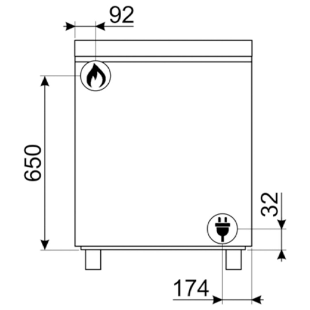 Smeg 70cm Freestanding Cooker. CS7GMXA
