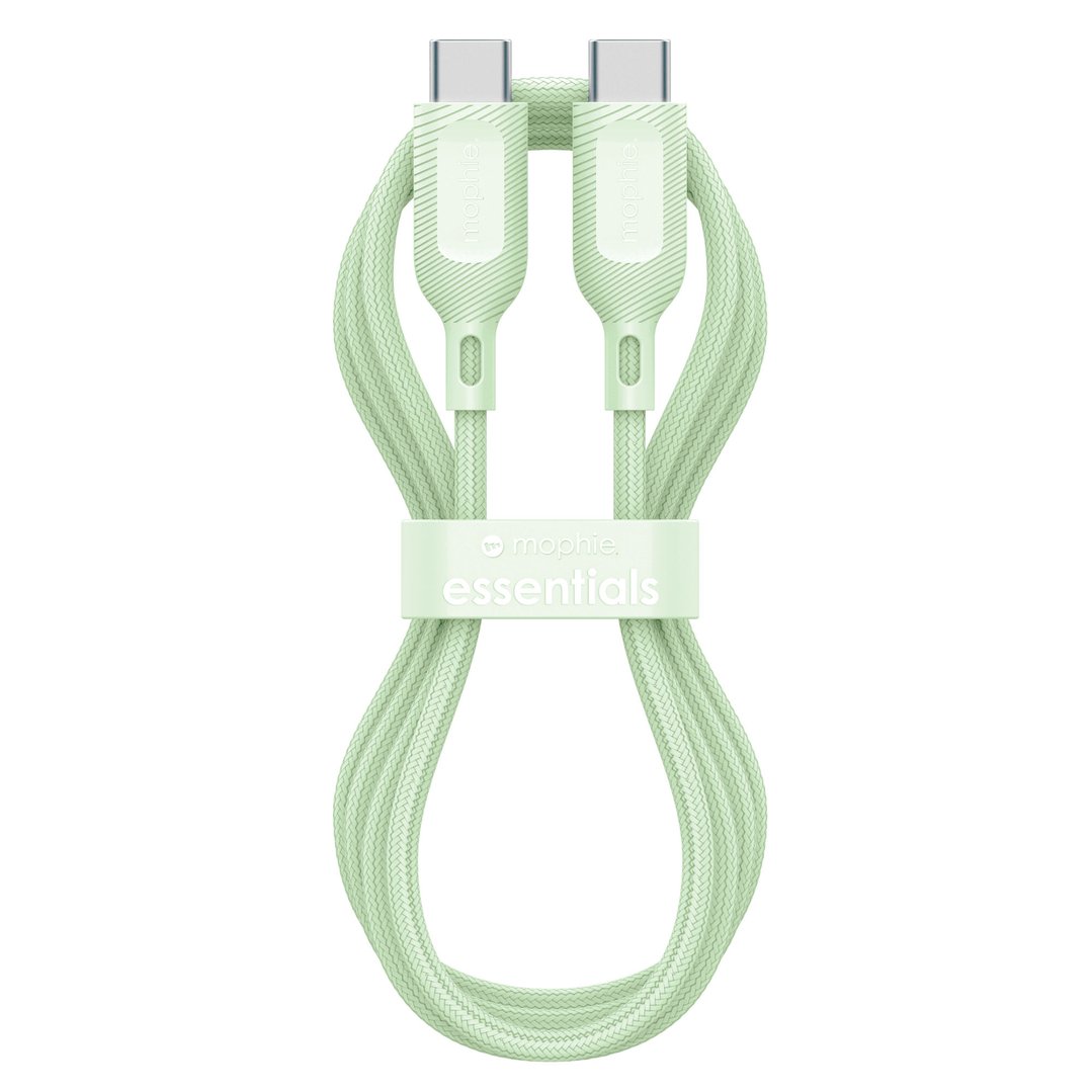 Mophie 1M Essential USB-C to USB-C Fast Charging Cable - Green. 409916178