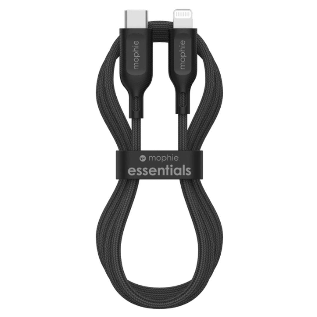 Mophie 1M Essential USB-C to Lightning Fast Charging Cable - Black 409912244