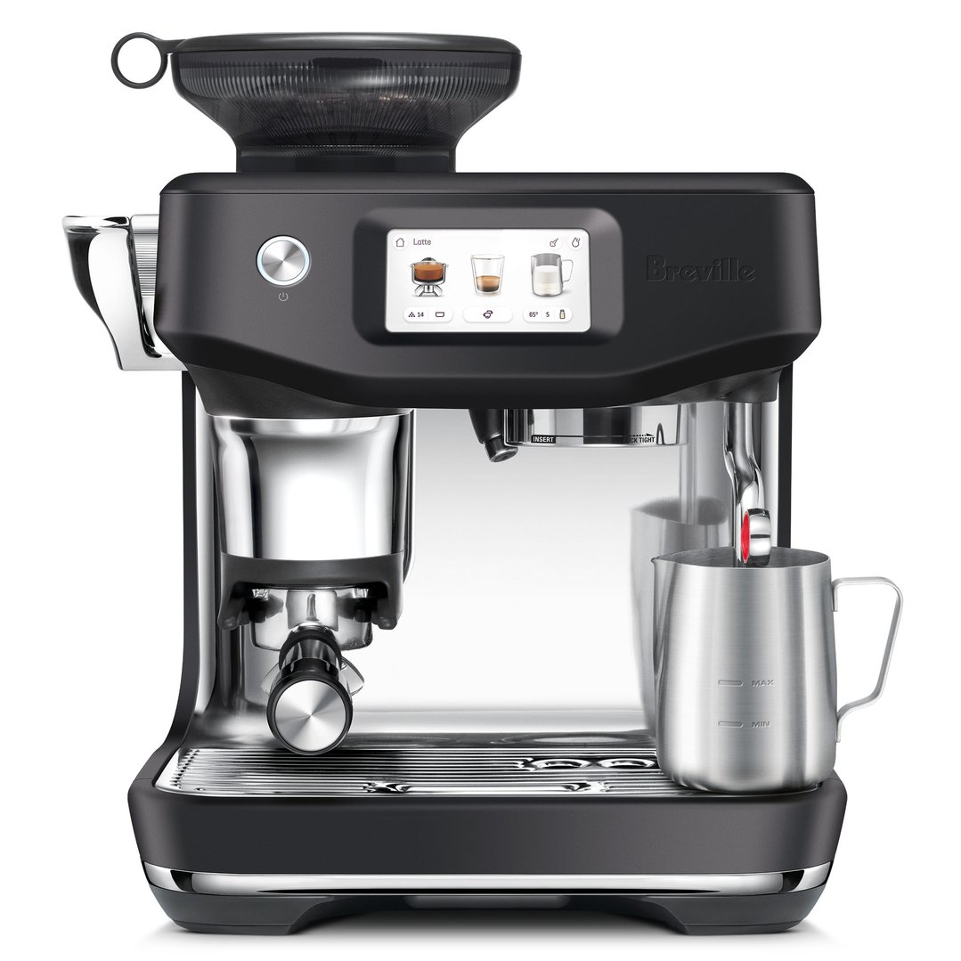 Breville Barista Touch Impress Manual Coffee Machine with Cold Brew - Black Truffle BES881BTR2