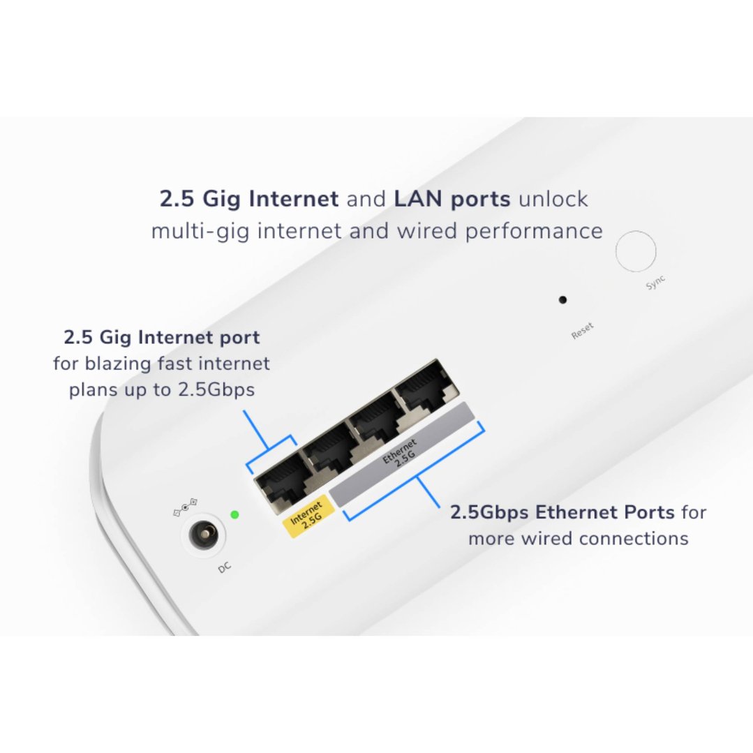Netgear BE11000 Tri-Band WiFi 7 Mesh 3-Pack RBE773-100APS