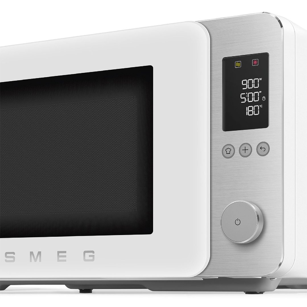 Smeg 27L Combi Microwave Oven - Matte White MOC02WHMAU