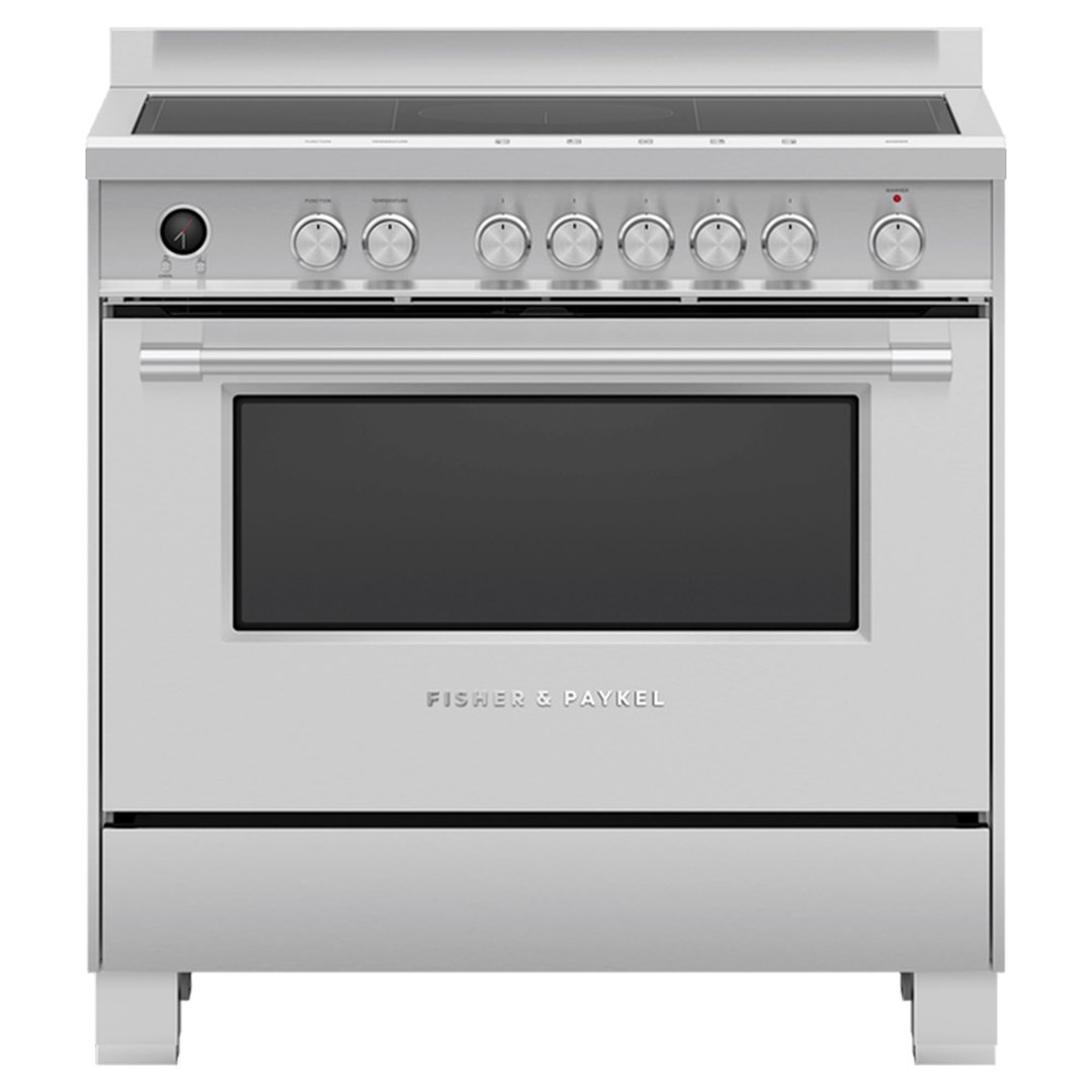 Fisher & Paykel Series 9 Freestanding Cooker, Induction, 90cm, 5 Zones