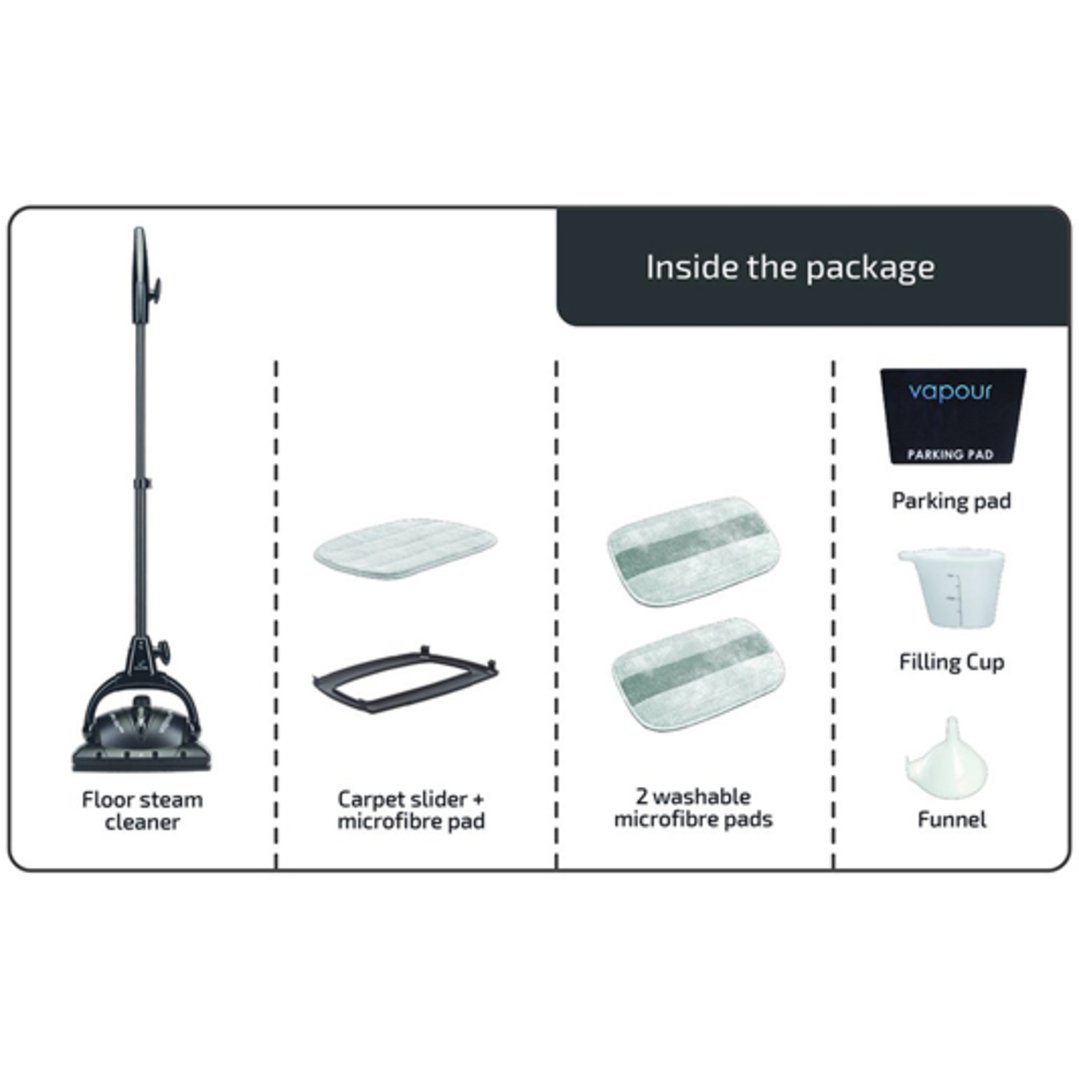 Euroflex Vapour M2R Floor Steam Cleaner 3330260