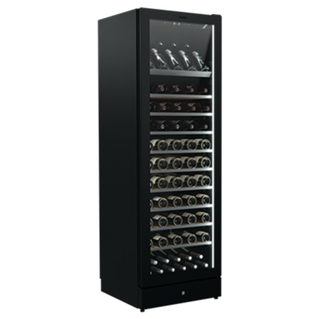 Vintec PREMIUM 126 Bottle Wine Cabinet with Telescopic Shelves - Right Hinge VWM198PBA-R