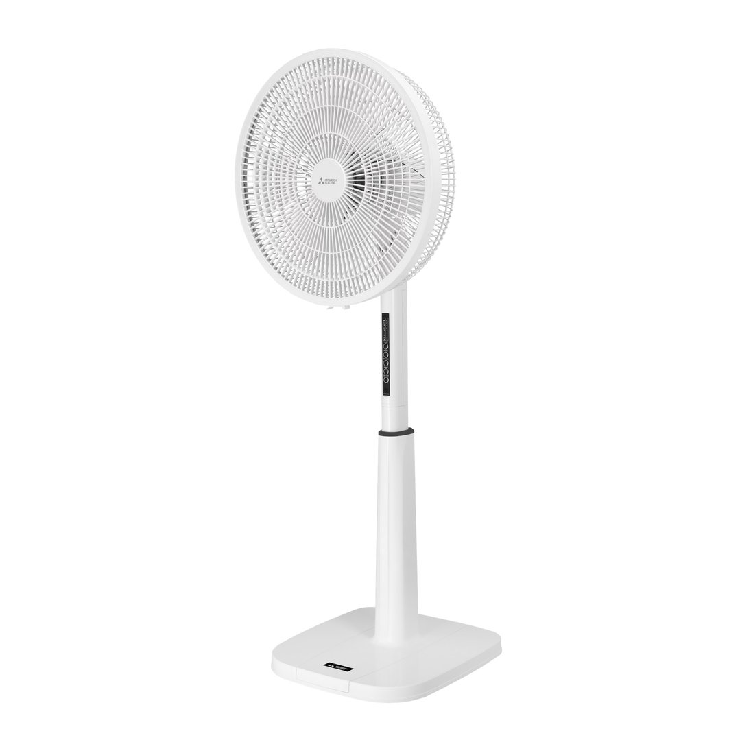 Mitsubishi Electric 40cm Pedestal Fan White LV16AS-RC-PWH