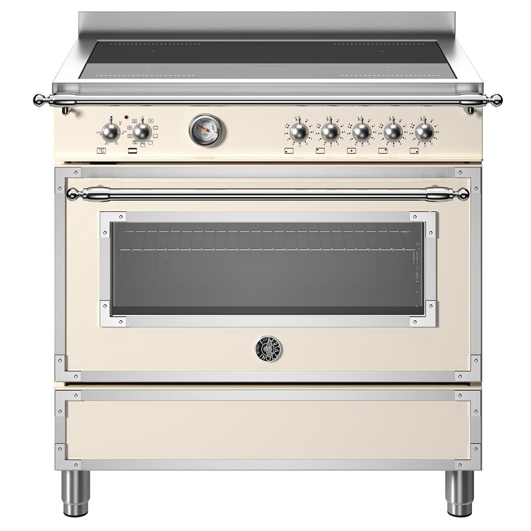 Bertazzoni Heritage 900mm Induction Cooker - Avorio (Ivory) HER95I1EAVT