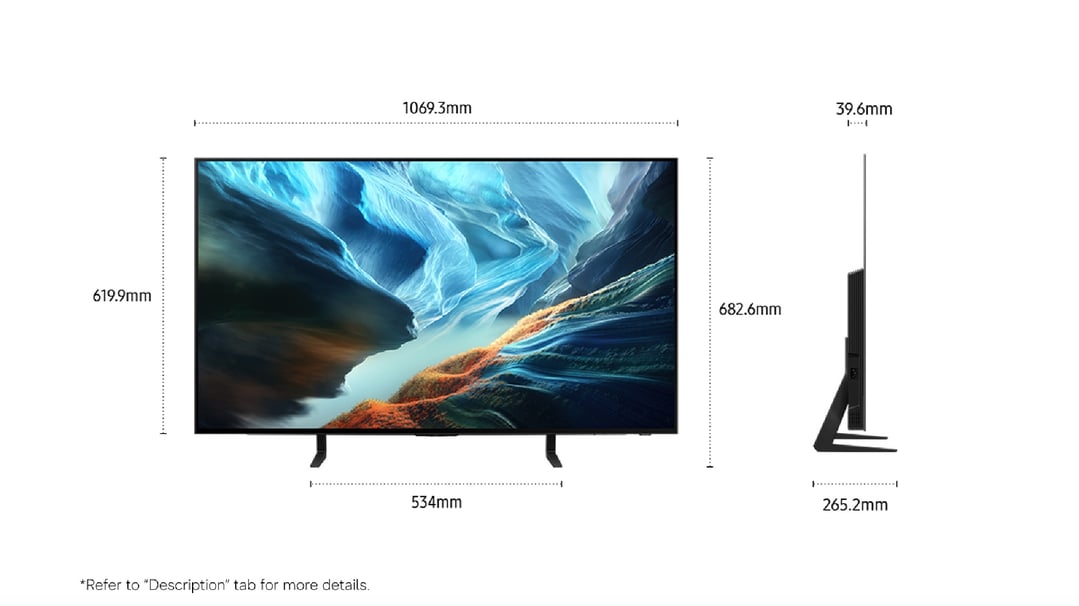 Samsung 48" OLED S90H 4K Smart AI TV 2026 QA48S90HAEXXY