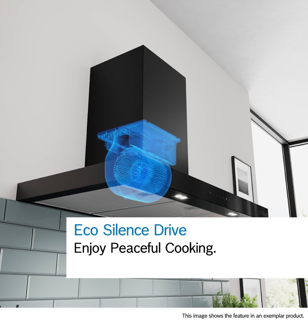 Bosch Series 6, 90cm Wall-Mounted Canopy Rangehood, Stainless Steel Look DWB97DN30A