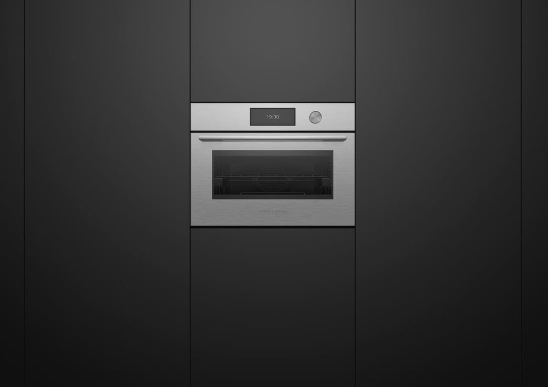 Fisher & Paykel 60cm Contemporary Compact Combi-Steam Oven, Brushed Silver OS60NACHUDX5