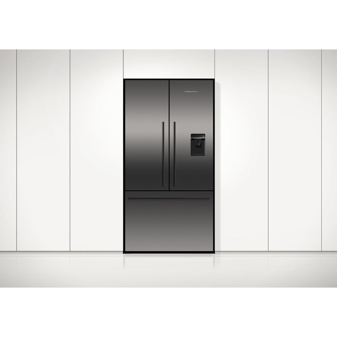 Fisher & Paykel 569L Series 7 French Door Refrigerator Freezer, Ice & Water RF610ADUB5