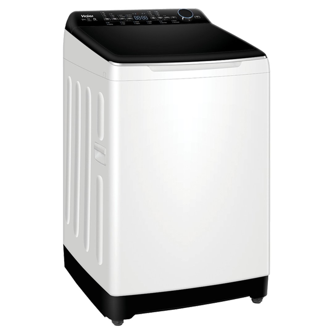 Haier Top Loader Washing Machine, 9kg, UV Protect, White HWT09AD1