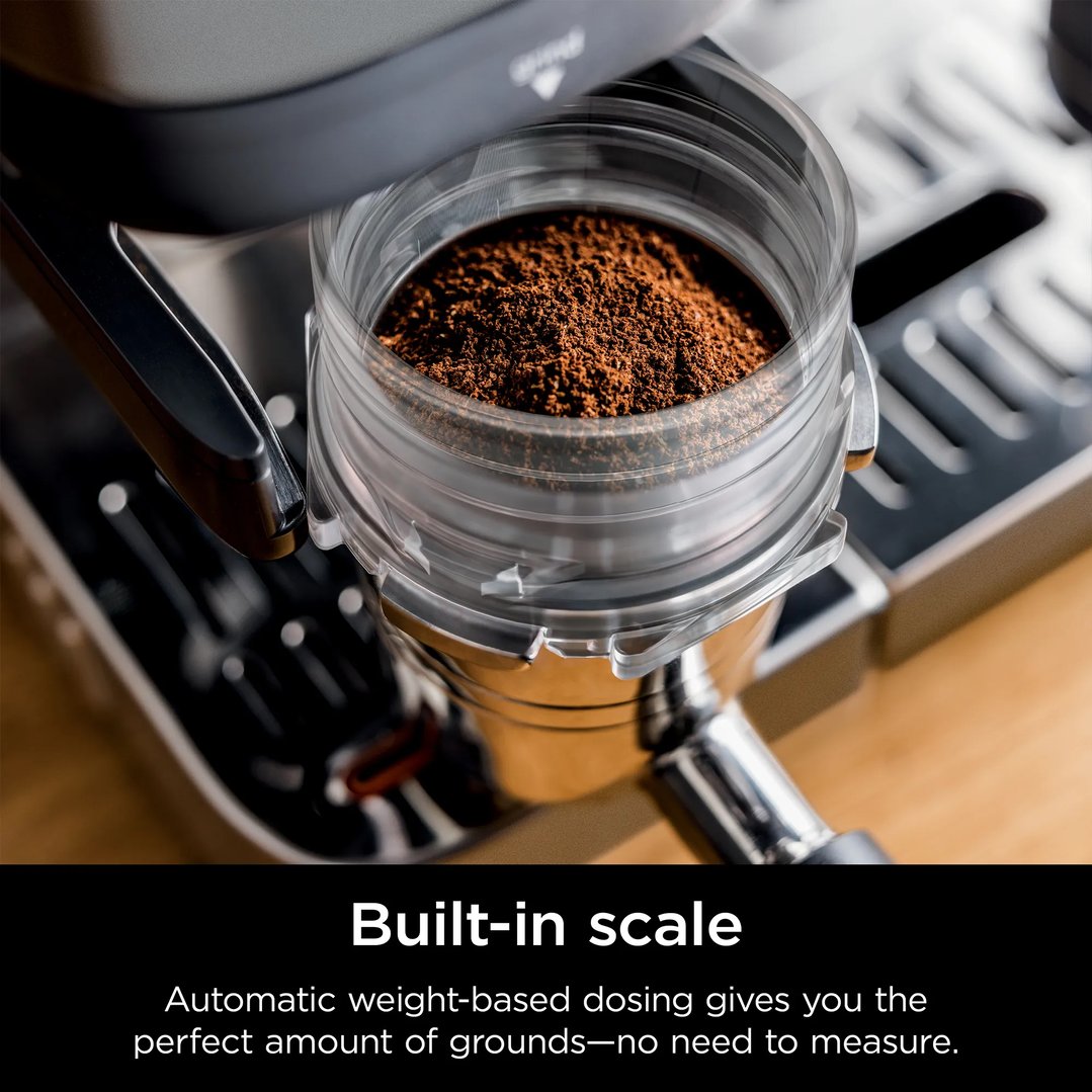 Ninja Luxe™ Café Premier 3 in 1 Espresso Drip Coffee & Cold Brew Maker Gunmetal Grey ES601GM