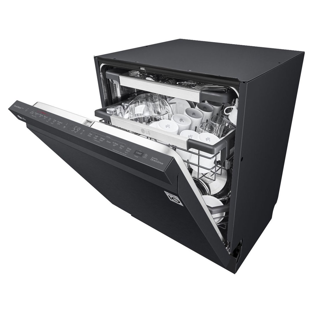 LG 15 Place QuadWash® Built-Under Dishwasher in Matte Black Finish XD3A25UMB