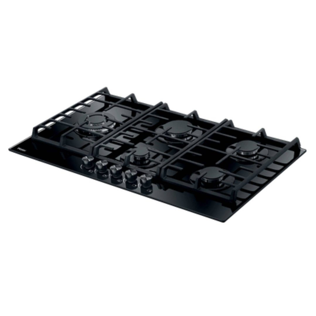 Haier 90cm 300 Series Gas on Glass Cooktop, 5 Burner HCG905WFCG3