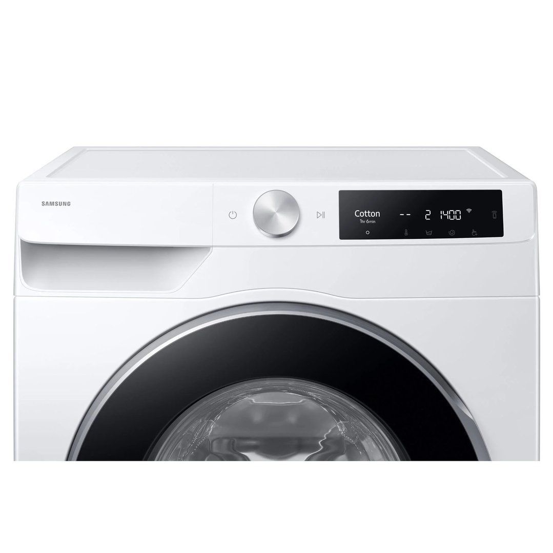 Samsung 9kg Smart Super Speed Front Load Washer - White WW90DG6U3ALE