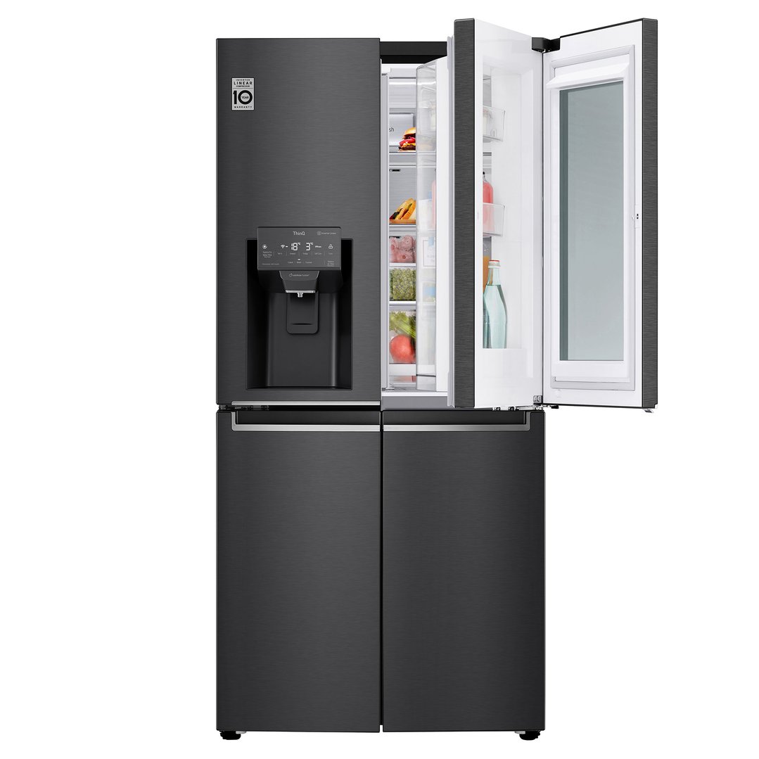 LG 508L Slim French Door Fridge Matte Black GFV570MBLC Buy Online
