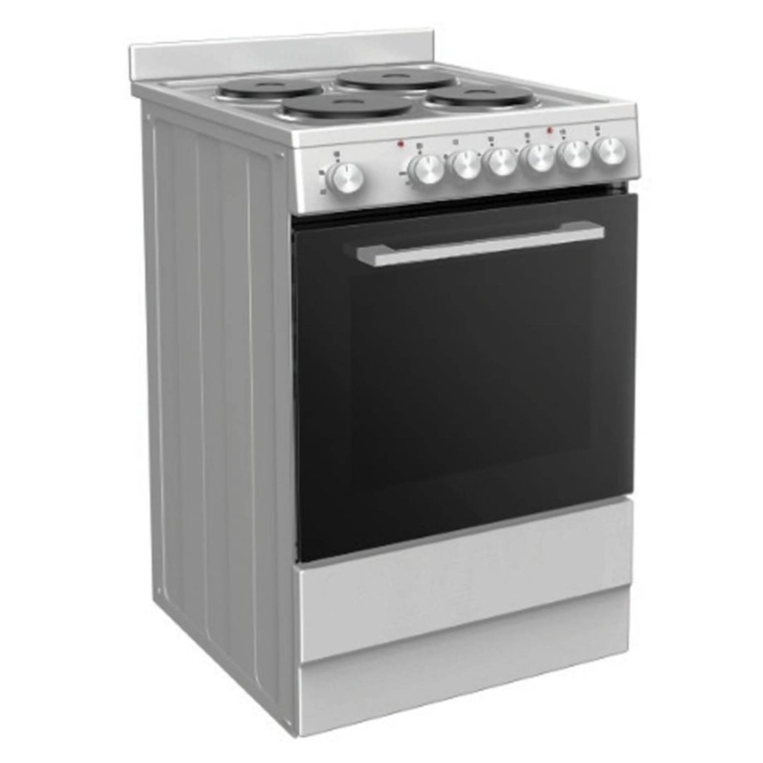 Inalto 54cm Stainless Steel Freestanding Oven with Electric Cooktop I54OSES