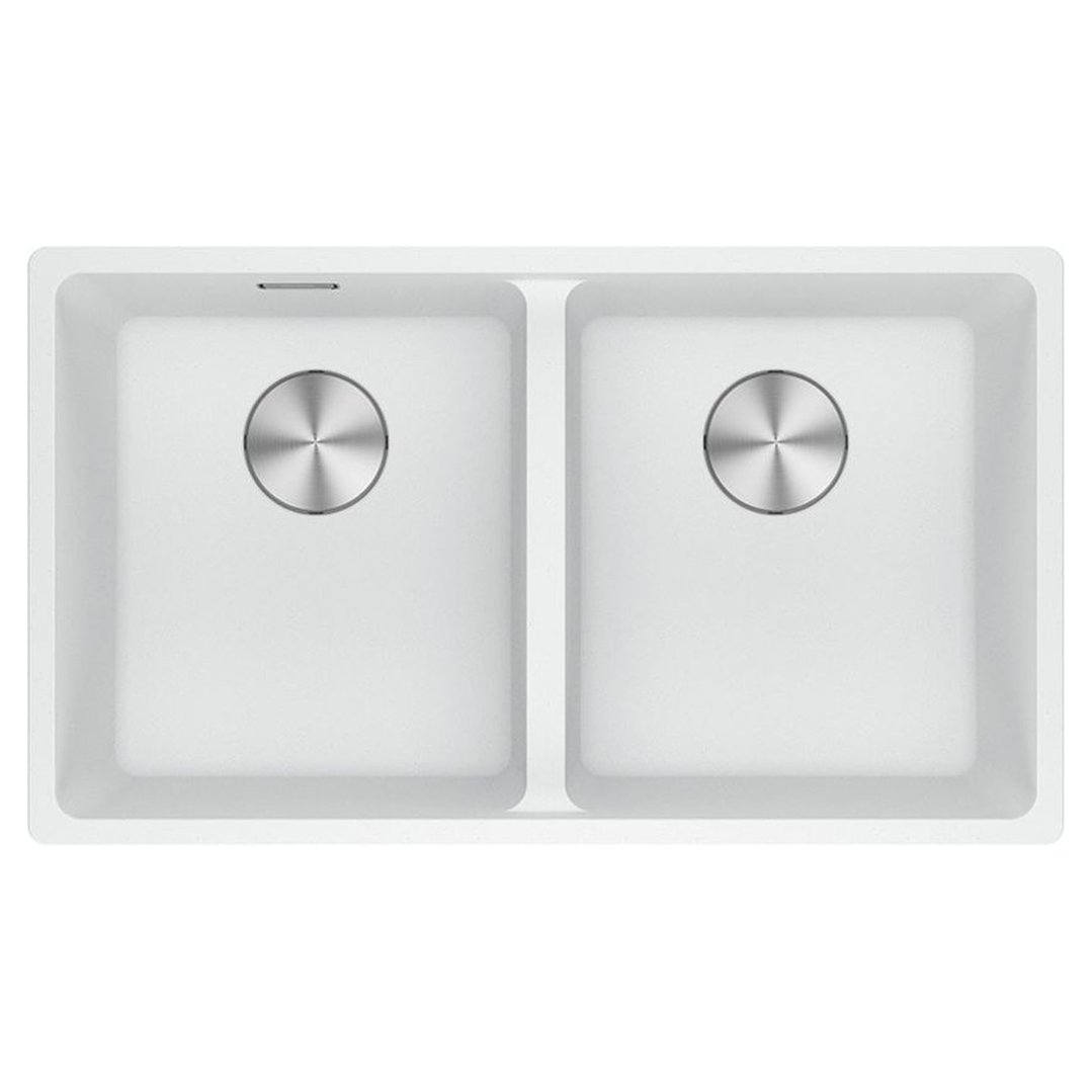 Franke Maris Double Bowl Sink MRG120-35PW-FPC