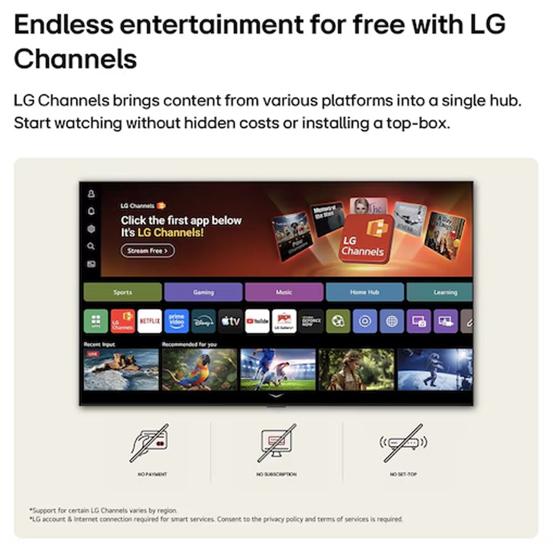 LG 98" NANO 4K UHD AI NU85 Smart TV (2026) 98NU855BPSB